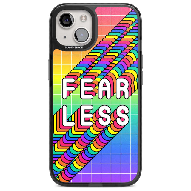 Fearless Phone Case iPhone 15 Plus / Magsafe Black Impact Case,iPhone 15 / Magsafe Black Impact Case,iPhone 14 Plus / Magsafe Black Impact Case,iPhone 14 / Magsafe Black Impact Case,iPhone 13 / Magsafe Black Impact Case Blanc Space