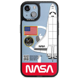 NASA Apollo 11 Phone Case iPhone 15 Plus / Magsafe Black Impact Case,iPhone 15 / Magsafe Black Impact Case,iPhone 14 Plus / Magsafe Black Impact Case,iPhone 14 / Magsafe Black Impact Case,iPhone 13 / Magsafe Black Impact Case Blanc Space