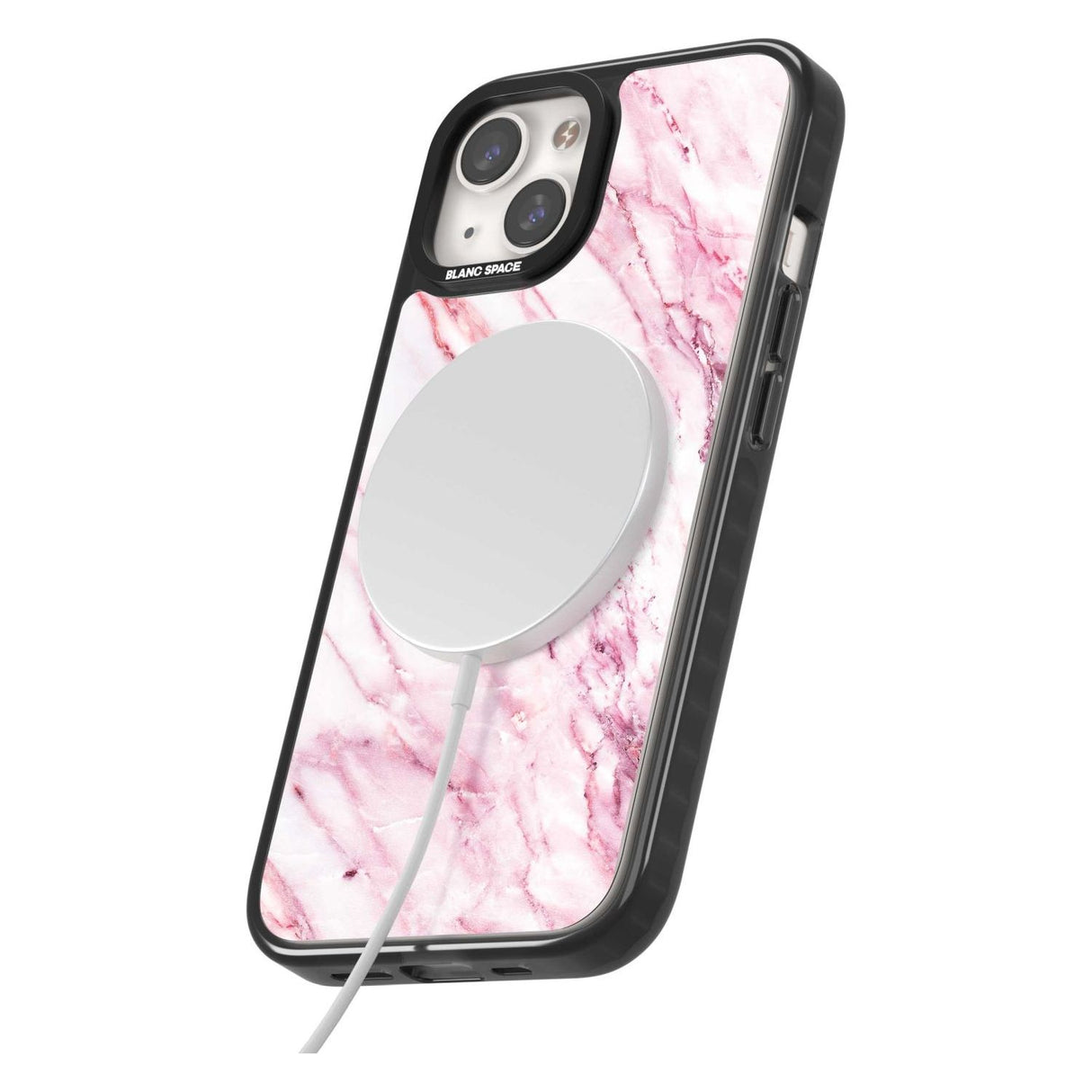 White & Pink Onyx Marble Texture