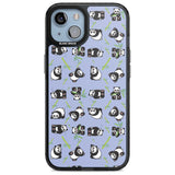 Panda Pattern Phone Case iPhone 15 / Magsafe Black Impact Case,iPhone 15 Plus / Magsafe Black Impact Case,iPhone 13 / Magsafe Black Impact Case,iPhone 14 / Magsafe Black Impact Case,iPhone 14 Plus / Magsafe Black Impact Case Blanc Space