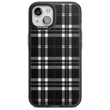 Divine Black Plaid Phone Case iPhone 15 / Magsafe Black Impact Case,iPhone 15 Plus / Magsafe Black Impact Case,iPhone 13 / Magsafe Black Impact Case,iPhone 14 / Magsafe Black Impact Case,iPhone 14 Plus / Magsafe Black Impact Case Blanc Space