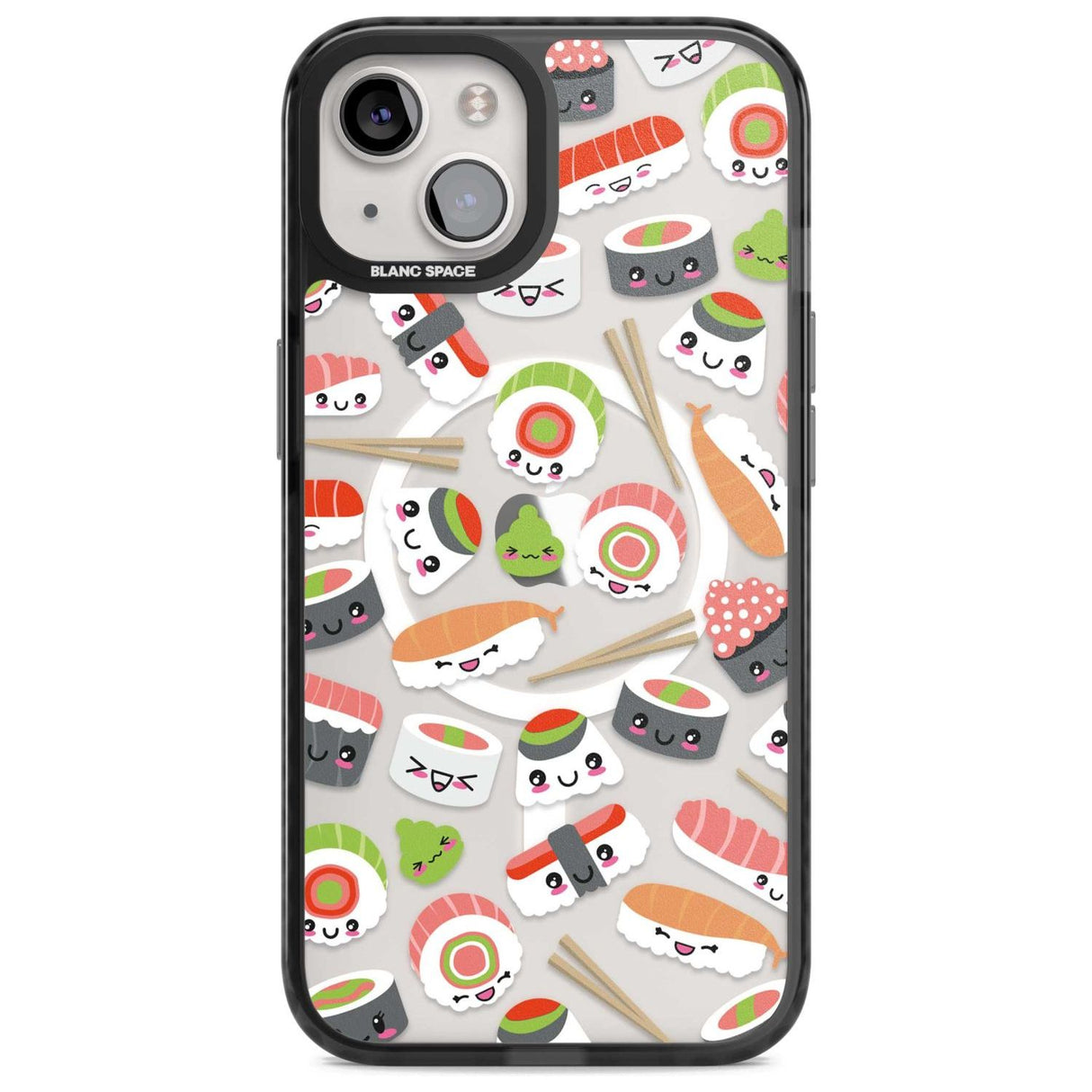 Kawaii Sushi Mix Phone Case iPhone 15 Plus / Magsafe Black Impact Case,iPhone 15 / Magsafe Black Impact Case,iPhone 14 Plus / Magsafe Black Impact Case,iPhone 14 / Magsafe Black Impact Case,iPhone 13 / Magsafe Black Impact Case Blanc Space