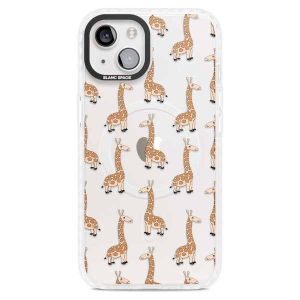 Cute Giraffe Pattern Clear