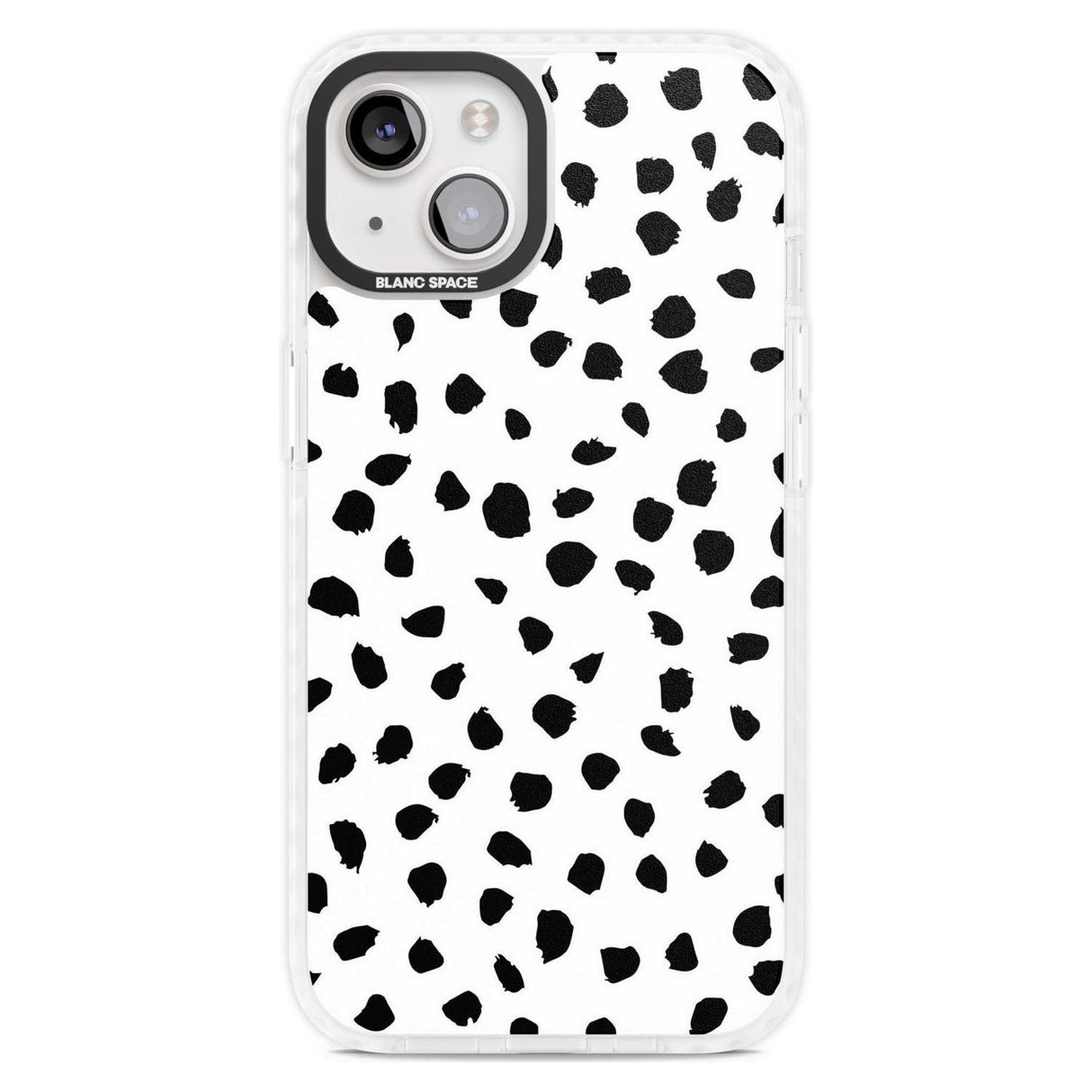 White Dalmatian Print