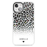 Personalised Pastel Leopard Spots Custom Phone Case iPhone 15 Plus / Magsafe Impact Case,iPhone 15 / Magsafe Impact Case Blanc Space