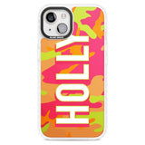 Personalised Colourful Neon Camo Custom Phone Case iPhone 15 Plus / Magsafe Impact Case,iPhone 15 / Magsafe Impact Case Blanc Space