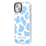 Personalised Blue and White Cow Print Custom Phone Case iPhone 15 Pro Max / Black Impact Case,iPhone 15 Plus / Black Impact Case,iPhone 15 Pro / Black Impact Case,iPhone 15 / Black Impact Case,iPhone 15 Pro Max / Impact Case,iPhone 15 Plus / Impact Case,iPhone 15 Pro / Impact Case,iPhone 15 / Impact Case,iPhone 15 Pro Max / Magsafe Black Impact Case,iPhone 15 Plus / Magsafe Black Impact Case,iPhone 15 Pro / Magsafe Black Impact Case,iPhone 15 / Magsafe Black Impact Case,iPhone 14 Pro Max / Black Impact Case