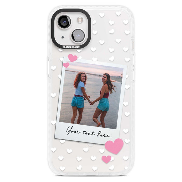 Personalised Hearts Instant Camera Photo