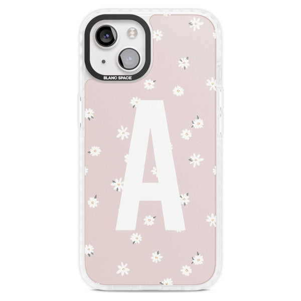 Personalised Pink Daisy Initial