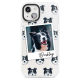 Personalised Border Collie - Dog Photo Custom Phone Case iPhone 15 Plus / Magsafe Impact Case,iPhone 15 / Magsafe Impact Case Blanc Space