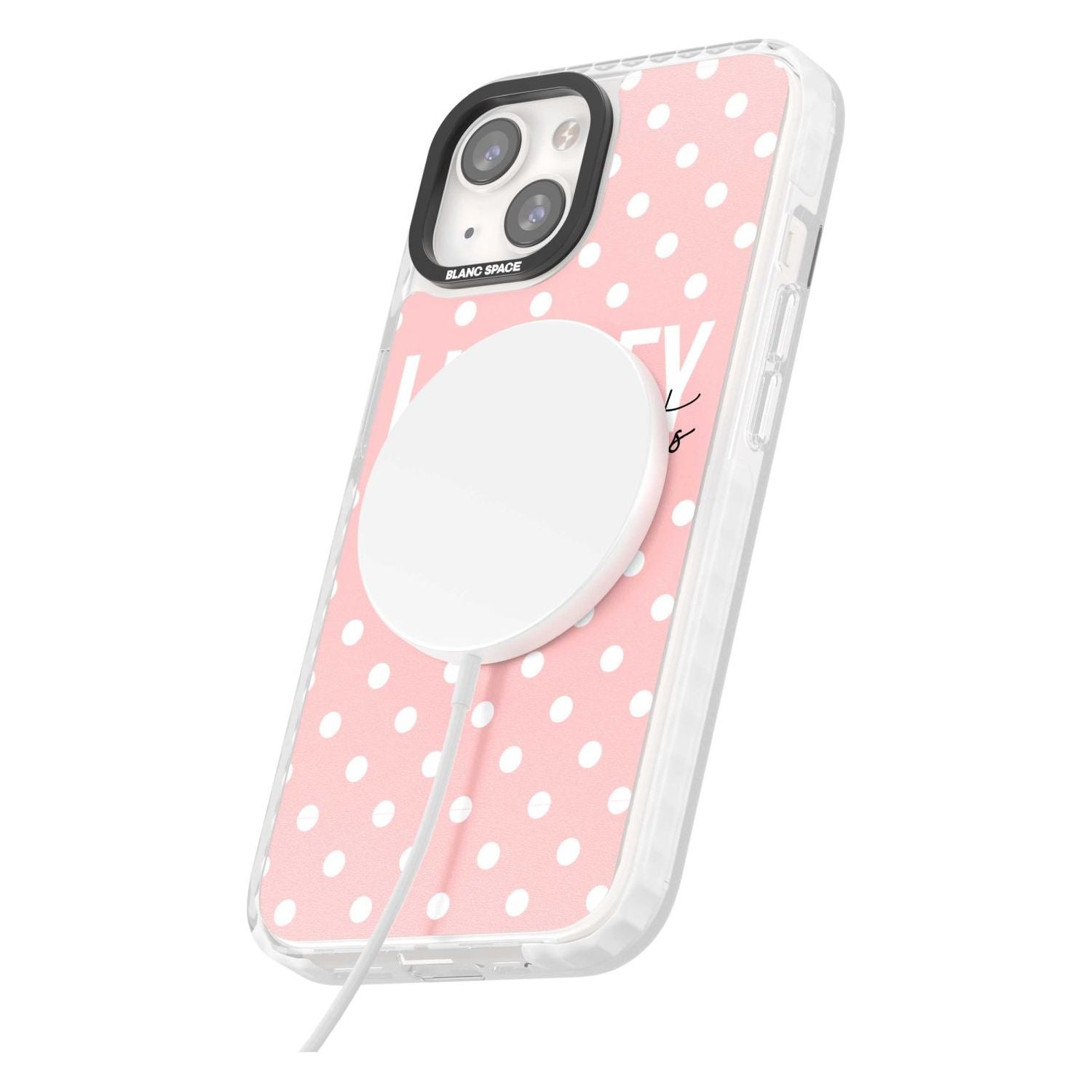 Personalised Pink Polka Custom Phone Case iPhone 15 Pro Max / Black Impact Case,iPhone 15 Plus / Black Impact Case,iPhone 15 Pro / Black Impact Case,iPhone 15 / Black Impact Case,iPhone 15 Pro Max / Impact Case,iPhone 15 Plus / Impact Case,iPhone 15 Pro / Impact Case,iPhone 15 / Impact Case,iPhone 15 Pro Max / Magsafe Black Impact Case,iPhone 15 Plus / Magsafe Black Impact Case,iPhone 15 Pro / Magsafe Black Impact Case,iPhone 15 / Magsafe Black Impact Case,iPhone 14 Pro Max / Black Impact Case,iPhone 14 Plu