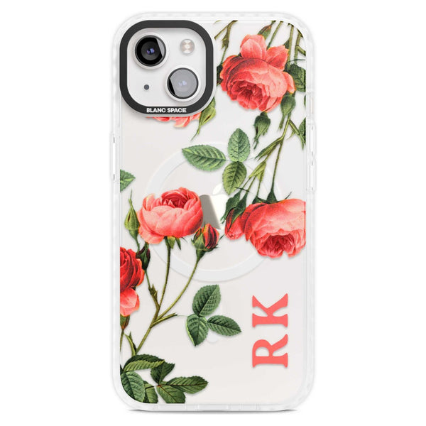 Personalised Vintage Floral Rose