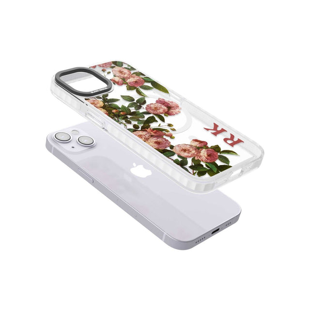 Personalised Clear Vintage Floral Pink Garden Roses Custom Phone Case iPhone 15 Pro Max / Black Impact Case,iPhone 15 Plus / Black Impact Case,iPhone 15 Pro / Black Impact Case,iPhone 15 / Black Impact Case,iPhone 15 Pro Max / Impact Case,iPhone 15 Plus / Impact Case,iPhone 15 Pro / Impact Case,iPhone 15 / Impact Case,iPhone 15 Pro Max / Magsafe Black Impact Case,iPhone 15 Plus / Magsafe Black Impact Case,iPhone 15 Pro / Magsafe Black Impact Case,iPhone 15 / Magsafe Black Impact Case,iPhone 14 Pro Max / Bla