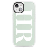 Personalised White & Seafoam Green Personalised Custom Phone Case iPhone 15 Plus / Magsafe Impact Case,iPhone 15 / Magsafe Impact Case Blanc Space