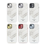 Personalised White Marble Custom Phone Case iPhone 15 Pro Max / Black Impact Case,iPhone 15 Plus / Black Impact Case,iPhone 15 Pro / Black Impact Case,iPhone 15 / Black Impact Case,iPhone 15 Pro Max / Impact Case,iPhone 15 Plus / Impact Case,iPhone 15 Pro / Impact Case,iPhone 15 / Impact Case,iPhone 15 Pro Max / Magsafe Black Impact Case,iPhone 15 Plus / Magsafe Black Impact Case,iPhone 15 Pro / Magsafe Black Impact Case,iPhone 15 / Magsafe Black Impact Case,iPhone 14 Pro Max / Black Impact Case,iPhone 14 P