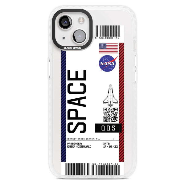Personalised Nasa Boarding Pass (Light)
