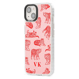 Personalised Red Tiger Outlines on Pink Custom Phone Case iPhone 15 Pro Max / Black Impact Case,iPhone 15 Plus / Black Impact Case,iPhone 15 Pro / Black Impact Case,iPhone 15 / Black Impact Case,iPhone 15 Pro Max / Impact Case,iPhone 15 Plus / Impact Case,iPhone 15 Pro / Impact Case,iPhone 15 / Impact Case,iPhone 15 Pro Max / Magsafe Black Impact Case,iPhone 15 Plus / Magsafe Black Impact Case,iPhone 15 Pro / Magsafe Black Impact Case,iPhone 15 / Magsafe Black Impact Case,iPhone 14 Pro Max / Black Impact Ca