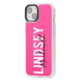 Personalised Bold Name: Pink Custom Phone Case iPhone 15 Pro Max / Black Impact Case,iPhone 15 Plus / Black Impact Case,iPhone 15 Pro / Black Impact Case,iPhone 15 / Black Impact Case,iPhone 15 Pro Max / Impact Case,iPhone 15 Plus / Impact Case,iPhone 15 Pro / Impact Case,iPhone 15 / Impact Case,iPhone 15 Pro Max / Magsafe Black Impact Case,iPhone 15 Plus / Magsafe Black Impact Case,iPhone 15 Pro / Magsafe Black Impact Case,iPhone 15 / Magsafe Black Impact Case,iPhone 14 Pro Max / Black Impact Case,iPhone 1