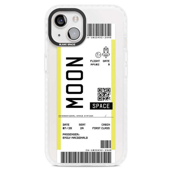 Personalised Moon Travel Ticket