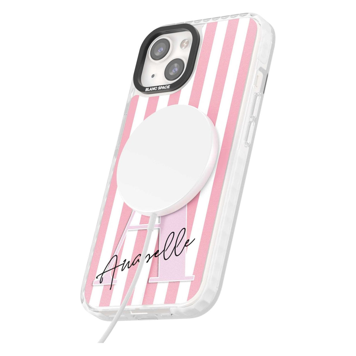 Personalised Pink Stripes & Large Monogram Custom Phone Case iPhone 15 Pro Max / Black Impact Case,iPhone 15 Plus / Black Impact Case,iPhone 15 Pro / Black Impact Case,iPhone 15 / Black Impact Case,iPhone 15 Pro Max / Impact Case,iPhone 15 Plus / Impact Case,iPhone 15 Pro / Impact Case,iPhone 15 / Impact Case,iPhone 15 Pro Max / Magsafe Black Impact Case,iPhone 15 Plus / Magsafe Black Impact Case,iPhone 15 Pro / Magsafe Black Impact Case,iPhone 15 / Magsafe Black Impact Case,iPhone 14 Pro Max / Black Impact