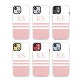 Personalised Minimal Pink Stripes & Initials Custom Phone Case iPhone 15 Pro Max / Black Impact Case,iPhone 15 Plus / Black Impact Case,iPhone 15 Pro / Black Impact Case,iPhone 15 / Black Impact Case,iPhone 15 Pro Max / Impact Case,iPhone 15 Plus / Impact Case,iPhone 15 Pro / Impact Case,iPhone 15 / Impact Case,iPhone 15 Pro Max / Magsafe Black Impact Case,iPhone 15 Plus / Magsafe Black Impact Case,iPhone 15 Pro / Magsafe Black Impact Case,iPhone 15 / Magsafe Black Impact Case,iPhone 14 Pro Max / Black Impa