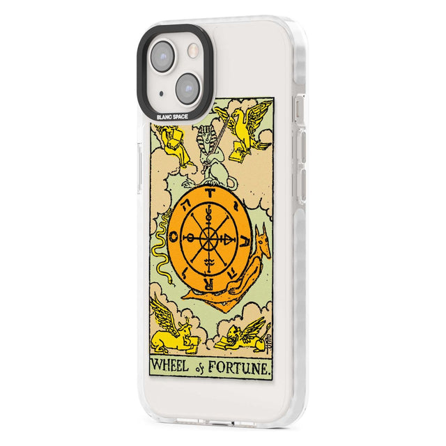 Personalised Wheel of Fortune Tarot Card - Colour Phone Case iPhone 15 Pro Max / Black Impact Case,iPhone 15 Plus / Black Impact Case,iPhone 15 Pro / Black Impact Case,iPhone 15 / Black Impact Case,iPhone 15 Pro Max / Impact Case,iPhone 15 Plus / Impact Case,iPhone 15 Pro / Impact Case,iPhone 15 / Impact Case,iPhone 15 Pro Max / Magsafe Black Impact Case,iPhone 15 Plus / Magsafe Black Impact Case,iPhone 15 Pro / Magsafe Black Impact Case,iPhone 15 / Magsafe Black Impact Case,iPhone 14 Pro Max / Black Impact