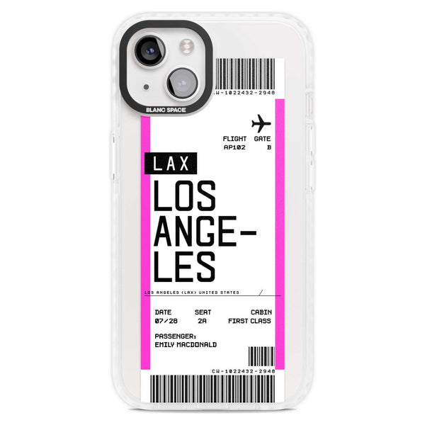 Personalised Los Angeles Boarding Pass