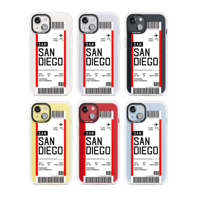 Personalised San Diego Boarding Pass Custom Phone Case iPhone 15 Pro Max / Black Impact Case,iPhone 15 Plus / Black Impact Case,iPhone 15 Pro / Black Impact Case,iPhone 15 / Black Impact Case,iPhone 15 Pro Max / Impact Case,iPhone 15 Plus / Impact Case,iPhone 15 Pro / Impact Case,iPhone 15 / Impact Case,iPhone 15 Pro Max / Magsafe Black Impact Case,iPhone 15 Plus / Magsafe Black Impact Case,iPhone 15 Pro / Magsafe Black Impact Case,iPhone 15 / Magsafe Black Impact Case,iPhone 14 Pro Max / Black Impact Case,