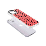 Black on Salmon Pink Dalmatian Polka Dot Spots Phone Case iPhone 15 Pro Max / Black Impact Case,iPhone 15 Plus / Black Impact Case,iPhone 15 Pro / Black Impact Case,iPhone 15 / Black Impact Case,iPhone 15 Pro Max / Impact Case,iPhone 15 Plus / Impact Case,iPhone 15 Pro / Impact Case,iPhone 15 / Impact Case,iPhone 15 Pro Max / Magsafe Black Impact Case,iPhone 15 Plus / Magsafe Black Impact Case,iPhone 15 Pro / Magsafe Black Impact Case,iPhone 15 / Magsafe Black Impact Case,iPhone 14 Pro Max / Black Impact Ca