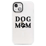 Dog Mom Paw Print Phone Case iPhone 15 Plus / Magsafe Impact Case,iPhone 15 / Magsafe Impact Case Blanc Space