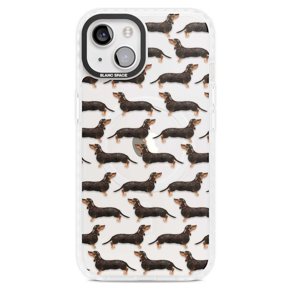 Dachshund Pattern Black Tan
