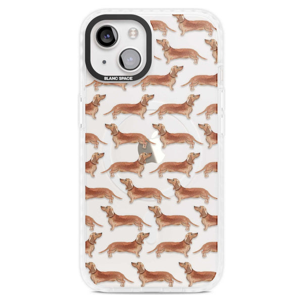 Dachshund Watercolor Dog Pattern