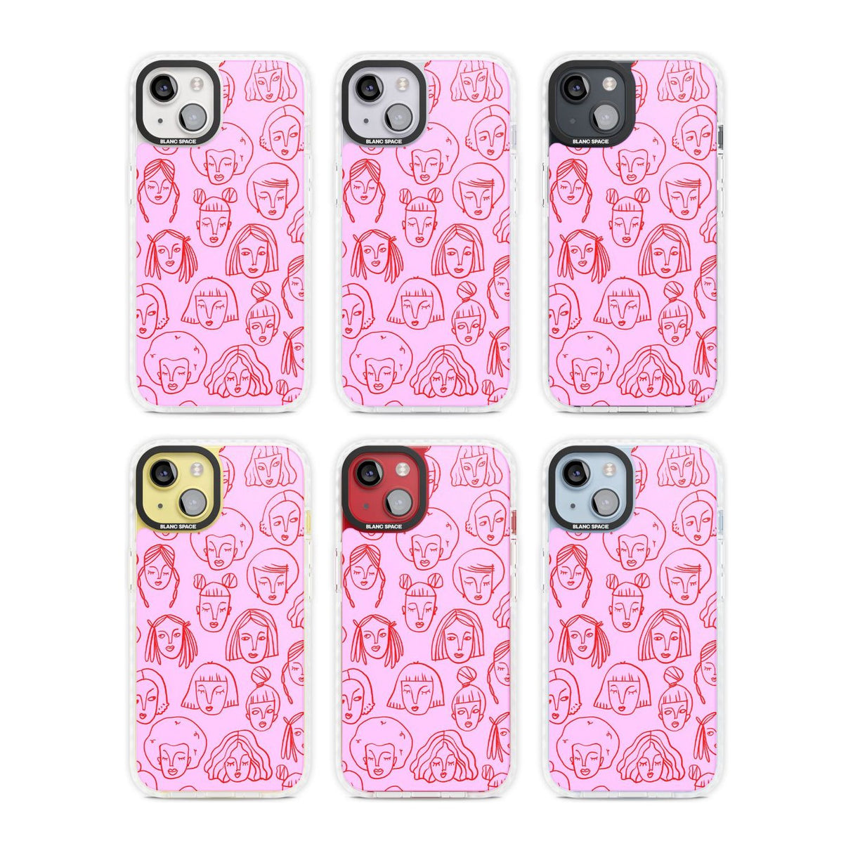 Girl Portrait Doodles in Pink & Red Phone Case iPhone 15 Pro Max / Black Impact Case,iPhone 15 Plus / Black Impact Case,iPhone 15 Pro / Black Impact Case,iPhone 15 / Black Impact Case,iPhone 15 Pro Max / Impact Case,iPhone 15 Plus / Impact Case,iPhone 15 Pro / Impact Case,iPhone 15 / Impact Case,iPhone 15 Pro Max / Magsafe Black Impact Case,iPhone 15 Plus / Magsafe Black Impact Case,iPhone 15 Pro / Magsafe Black Impact Case,iPhone 15 / Magsafe Black Impact Case,iPhone 14 Pro Max / Black Impact Case,iPhone 1