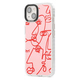 Abstract Continuous Line Faces Red on Pink Phone Case iPhone 15 Pro Max / Black Impact Case,iPhone 15 Plus / Black Impact Case,iPhone 15 Pro / Black Impact Case,iPhone 15 / Black Impact Case,iPhone 15 Pro Max / Impact Case,iPhone 15 Plus / Impact Case,iPhone 15 Pro / Impact Case,iPhone 15 / Impact Case,iPhone 15 Pro Max / Magsafe Black Impact Case,iPhone 15 Plus / Magsafe Black Impact Case,iPhone 15 Pro / Magsafe Black Impact Case,iPhone 15 / Magsafe Black Impact Case,iPhone 14 Pro Max / Black Impact Case,i