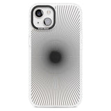 Abstract Lines: Sunburst Phone Case iPhone 15 Plus / Magsafe Impact Case,iPhone 15 / Magsafe Impact Case Blanc Space