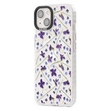 Violet & Blue Floral Pattern Design