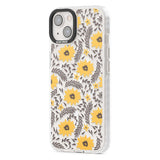 Yellow Blossoms Transparent Floral