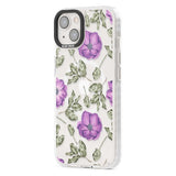 Purple Blossoms Transparent Floral