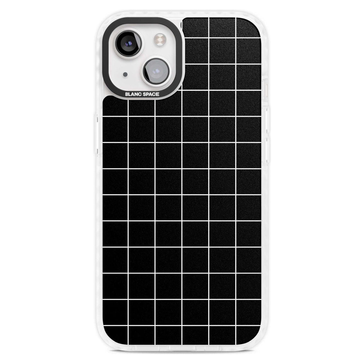 Simplistic Large Grid Pattern Black