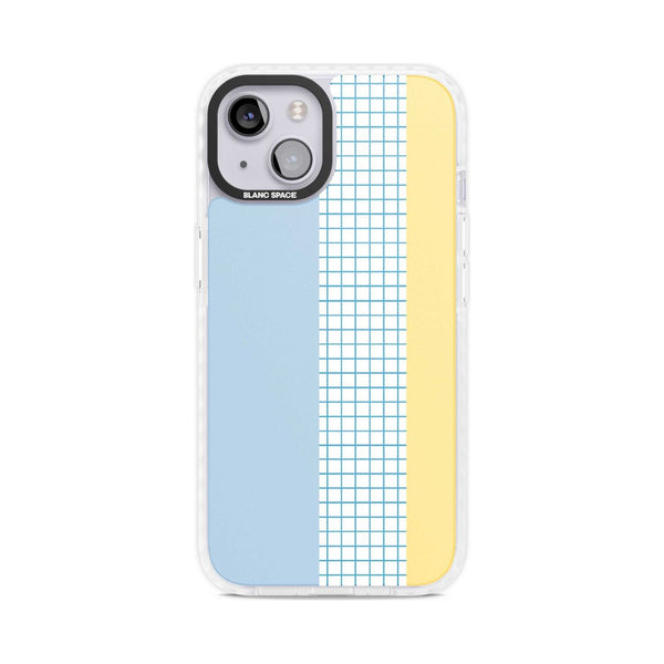 Abstract Grid Blue & Yellow