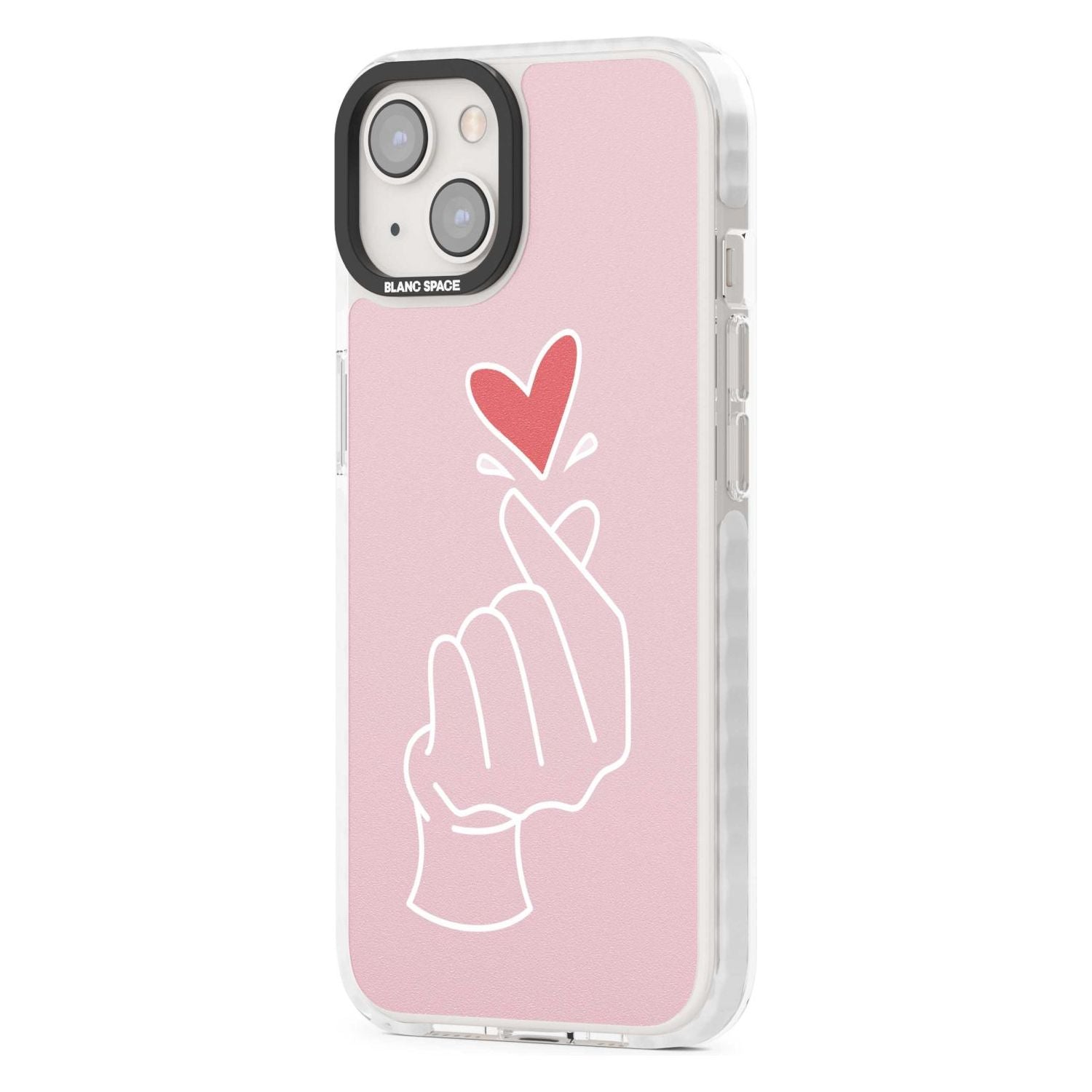 Pink Heart Hand