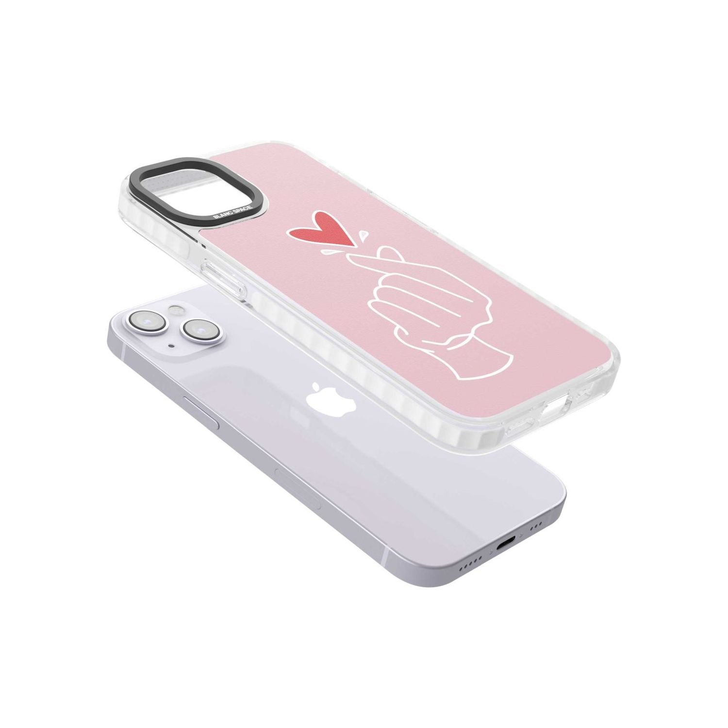 Pink Heart Hand