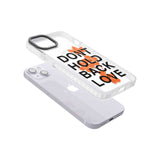 Don't Hold Back Love - Orange & Black Phone Case iPhone 15 Pro Max / Black Impact Case,iPhone 15 Plus / Black Impact Case,iPhone 15 Pro / Black Impact Case,iPhone 15 / Black Impact Case,iPhone 15 Pro Max / Impact Case,iPhone 15 Plus / Impact Case,iPhone 15 Pro / Impact Case,iPhone 15 / Impact Case,iPhone 15 Pro Max / Magsafe Black Impact Case,iPhone 15 Plus / Magsafe Black Impact Case,iPhone 15 Pro / Magsafe Black Impact Case,iPhone 15 / Magsafe Black Impact Case,iPhone 14 Pro Max / Black Impact Case,iPhone