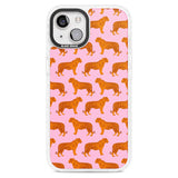 Tigers on Pink Pattern