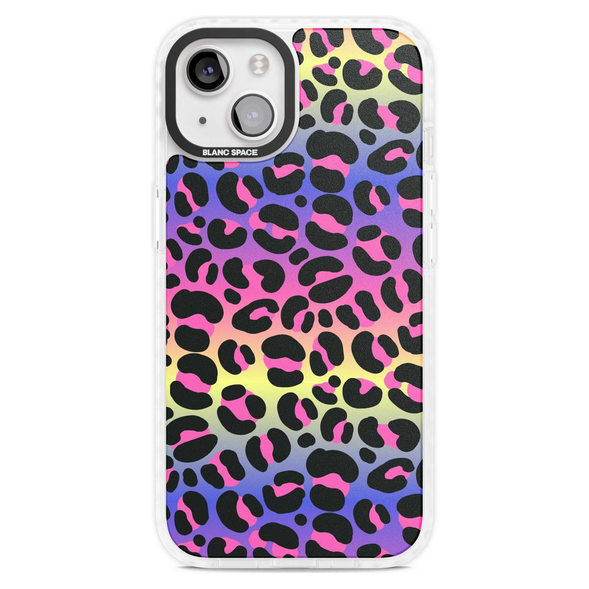 Rainbow Gradient Leopard Print