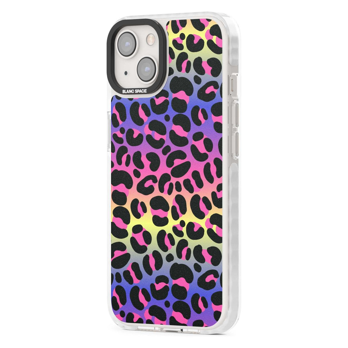 Rainbow Gradient Leopard Print