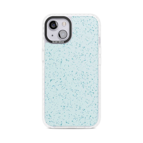 Light Blue Terrazzo Pattern