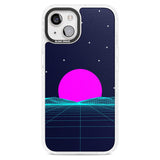 Miami Sunset Vaporwave Phone Case iPhone 15 Plus / Magsafe Impact Case,iPhone 15 / Magsafe Impact Case Blanc Space