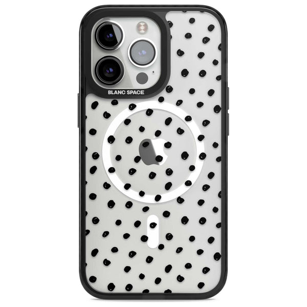 Messy Black Dot Pattern
