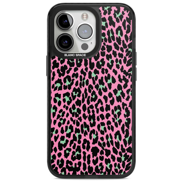 Pink & Green Leopard